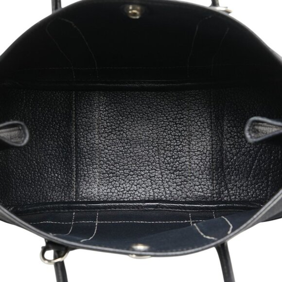 HERMES Black Leather Shoulder Bag - Picture 4 of 7